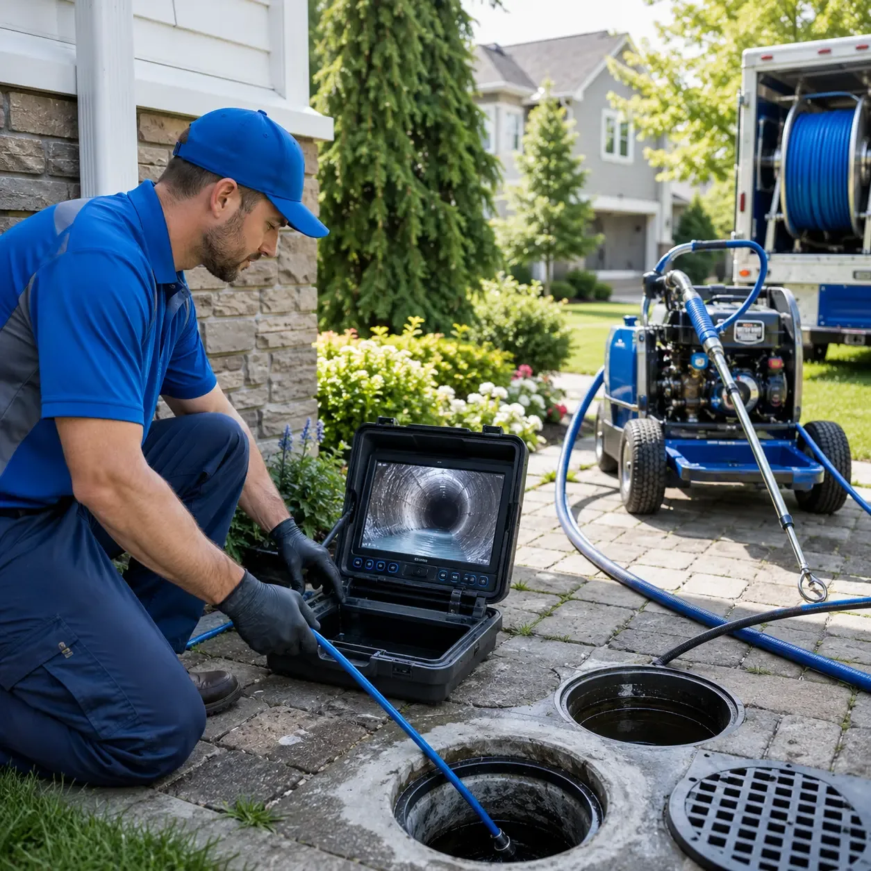 Outdoor drain cleaning professionals serving La Crosse, IN